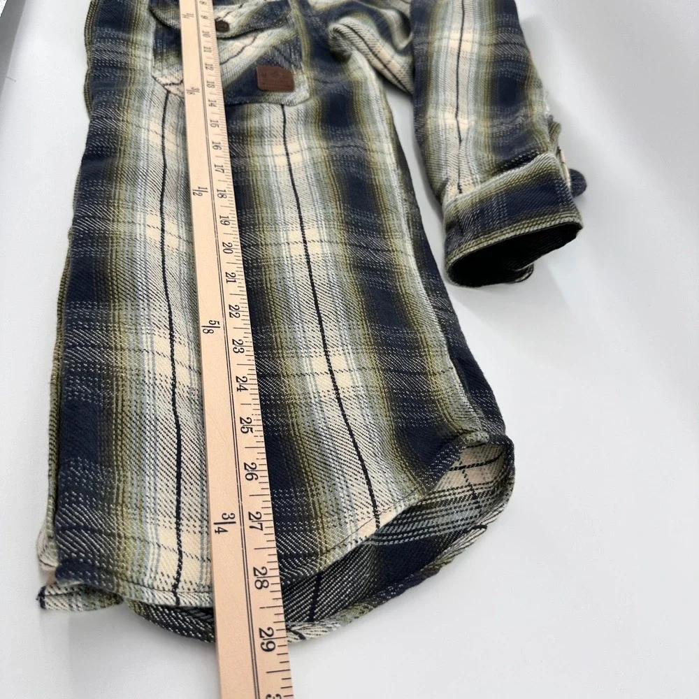 Legendary Hunting Outfitters Mens Small Plaid‎ Flannel Shirt Long Sleeve Cotton